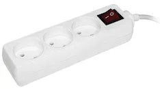 Удлинитель IEK У3К 2P 10А/250 WYP10-06-03-05-K-N