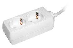 Удлинитель IEK У02 2PPE 16А/250 WYP10-16-02-03-Z-N