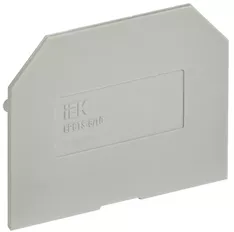 Заглушка для колодки клеммной IEK CTS 6/10мм2 YCT10-00-K03-006-ZGL
