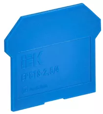 Заглушка для колодки клеммной IEK CTS 2,5/4мм2 YCT10-00-K07-002-ZGL