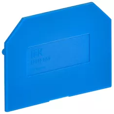 Заглушка для колодки клеммной IEK CTS 6/10мм2 YCT10-00-K07-006-ZGL