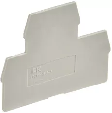 Заглушка для колодки клеммной IEK CTS-ML 4мм2 YCT13-00-2-K03-004-ZGL
