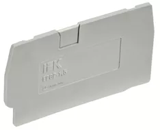 Заглушка для колодки клеммной IEK CP 1,5мм2 YCT20-00-K03-001-ZGL
