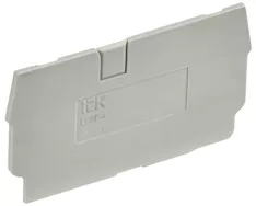 Заглушка для колодки клеммной IEK CP 4мм2 YCT20-00-K03-004-ZGL