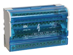 Шины на DIN-рейку в корпусе (кросс-модуль) IEK ШНК 4х15 3LPEN YND10-4-15-125 