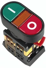 Кнопка IEK APВВ-22N d22мм 240В 1з+1р