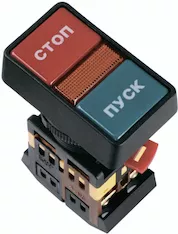 Кнопка IEK РPВВ-30N d30мм неон/240В 1з+1р