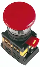 Кнопка IEK AEAL-22 d22мм 240В 1з+1р с фиксацией красный