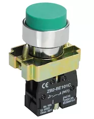 Кнопка управления LAY5-BL31 без подсветки зеленая 1NO IEK BBT70-BL-K06