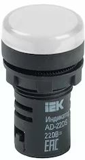 Лампа IEK AD22DS d22мм 230В белый