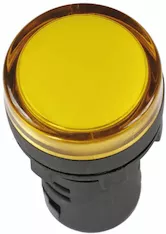 Лампа IEK AD16DS d16мм 230В AC желтый