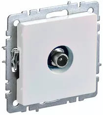 Розетка TV проходная IEK BRITE РТВ10-0-БрЖ BR-A10-P-K36