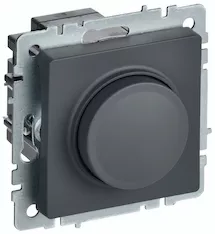 Светорегулятор поворотно-нажимной IEK BRITE 600Вт СС10-1-0-БрГ BR-D20-0600-K53
