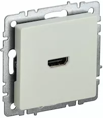 Розетка IEK BRITE HDMI РHDMI-0-БрКр BR-H10-K10