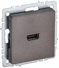 Розетка IEK BRITE HDMI РHDMI-0-БрТБ BR-H10-K45