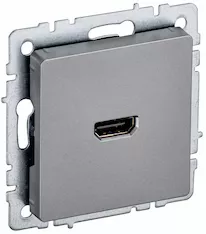 Розетка IEK BRITE HDMI РHDMI-0-БрС BR-H10-K46
