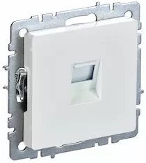 Розетка компьютерная IEK RJ45 кат.5E РК10-БрЖ BR-K10-1-K36
