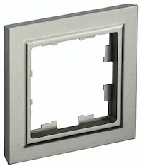 Рамка 1-местная IEK BRITE РУ-1-БрШ BR-M12-K37