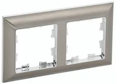 Рамка 2-местная IEK BRITE РУ-2-Бр BR-M22-12-4-K23