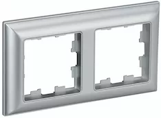 Рамка 2-местная IEK BRITE РУ-2-Бр BR-M22-12-K47