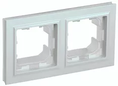 Рамка 2-местная IEK BRITE IP44 РУ-2-БрЖ-44 BR-M22-44-K36