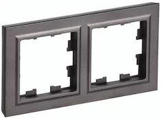Рамка 2-местная IEK BRITE IP44 РУ-2-БрТБ-44 BR-M22-44-K45