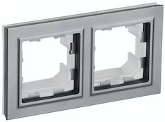 Рамка 2-местная IEK BRITE IP44 РУ-2-БрС-44 BR-M22-44-K46