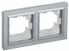Рамка 2-местная IEK BRITE IP44 РУ-2-БрА-44 BR-M22-44-K47