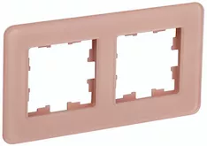 Рамка 2-местная IEK BRITE РУ-2-2-Бр RE BR-M22-G-41-K97