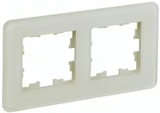 Рамка 2-местная IEK BRITE РУ-2-2-Бр RE BR-M22-G-41-K98