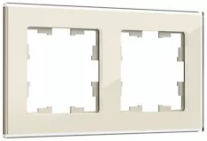 Рамка 2 -местная IEK BRITE РУ-2-2-БрВа BR-M22-G-K10