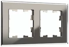 Рамка 2 -местная IEK BRITE РУ-2-2-БрД BR-M22-G-K30