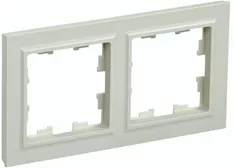 Рамка 2-местная IEK BRITE РУ-2-БрКр BR-M22-K10