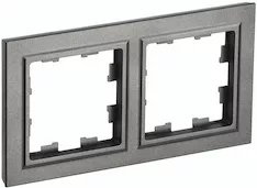 Рамка 2-местная IEK BRITE РУ-2-БрШ BR-M22-K37