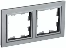 Рамка 2-местная IEK BRITE РУ-2-БрС BR-M22-K46