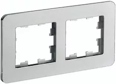 Рамка 2-местная IEK BRITE РУ-2-1-Бр RE BR-M22-M-01-K47