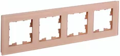 Рамка 4-местная IEK BR-M42-G-31-K96