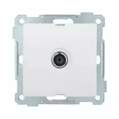 Розетка TV оконечная IEK РТВ11-0-Б BOLERO EAB11-K01