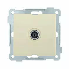 Розетка TV проходная IEK РТВ10-0-Б BOLERO EAB12-K33