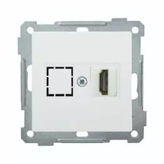 Розетка IEK РHDMI-0-Б HDMI BOLERO EHB10-K01