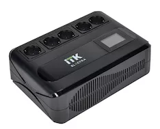 ИБП однофазный линейно-интерактивный 600ВА/360Вт 5хSchuko LCD дисплей АКБ 1х7AH USB+USB Charge RJ45/11 ITK ELECTRA LT5 ELT5-600VA-1-001