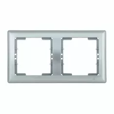 Рамка 2 местная горизонтальная IEK РГ-2-БС BOLERO EMB20-K23