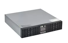 ИБП однофазный онлайн 6кВА/6кВт 2U LCD дисплей 192-240VDC клеммная колодка без АКБ с регулируемым зарядным устройством USB EPO RS232 SNMP слот Rack/Tower ITK ELECTRA OR EOR-0006KVA-1-L