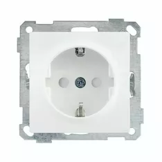 Розетка IEK РС14-1-0-Б 16А BOLERO ERB14-K01-16-1
