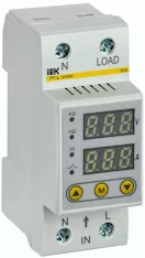 Реле напряжения и тока РНТ-д однофазное 36мм 32А IEK IVC21-1-32