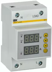 Реле напряжения и тока РНТ-д однофазное 54мм 50А IEK IVC31-1-50