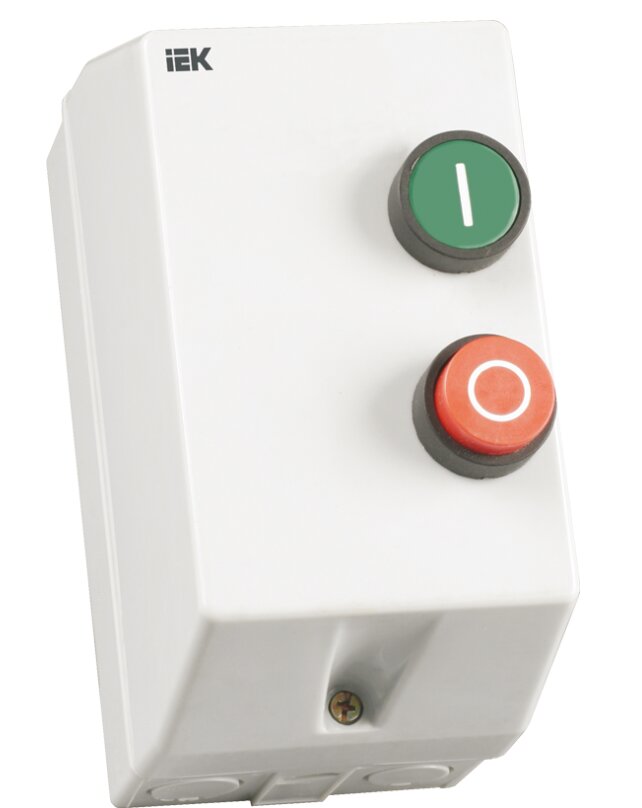 Контактор КМИ10960 9А IP54 с индик. Ue=230В/АС3 IEK KKM16-009-I-220-00