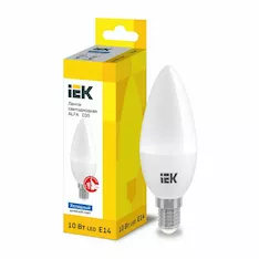 Лампа IEK LED ALFA C35 10Вт 230В 6500К E14 LLA-C35-10-230-65-E14