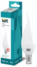 Лампа свеча IEK LED CB35 7Вт 230В 3000К E14