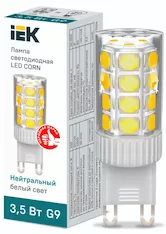 Лампа капсула IEK LED CORN 3,5Вт 230В 4000К G9